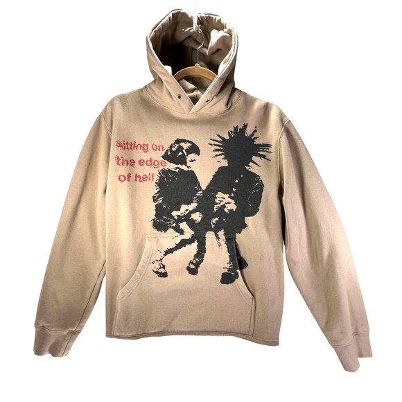 Independent Trading Co Other - Independent Trading Co Hoodie Works Of Madness Sitting On The Edge Of Hell Small